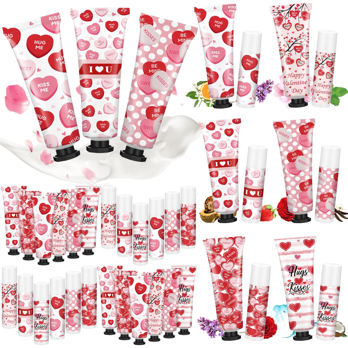 Demissle crema manos corazón rojo set: hidratación suave para uso diario