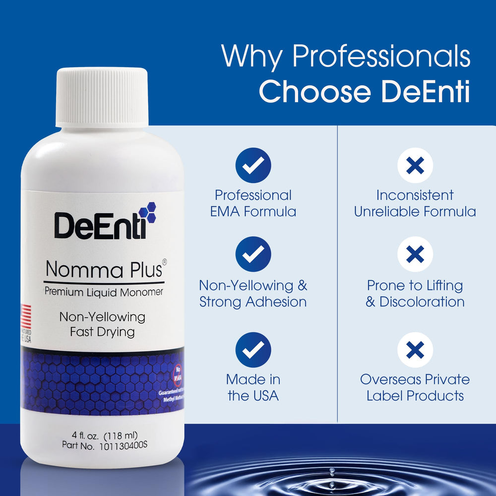 DeEnti Nomma Plus ideal para uso cosmético en manicura y pedicura.