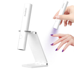 Denabuty mini UV nail lamp with foldable stand for precise at-home curing