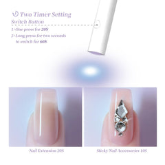 Denabuty portable USB nail dryer for cordless manicures on the go