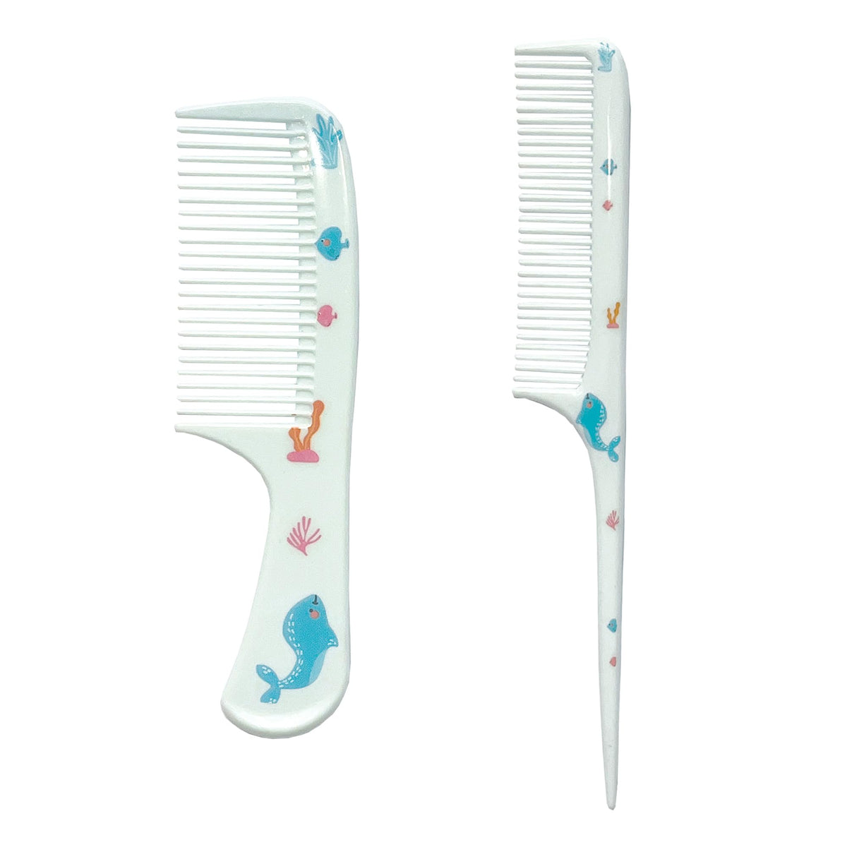 Denlydom blue whale small comb for gentle, compact styling for kids