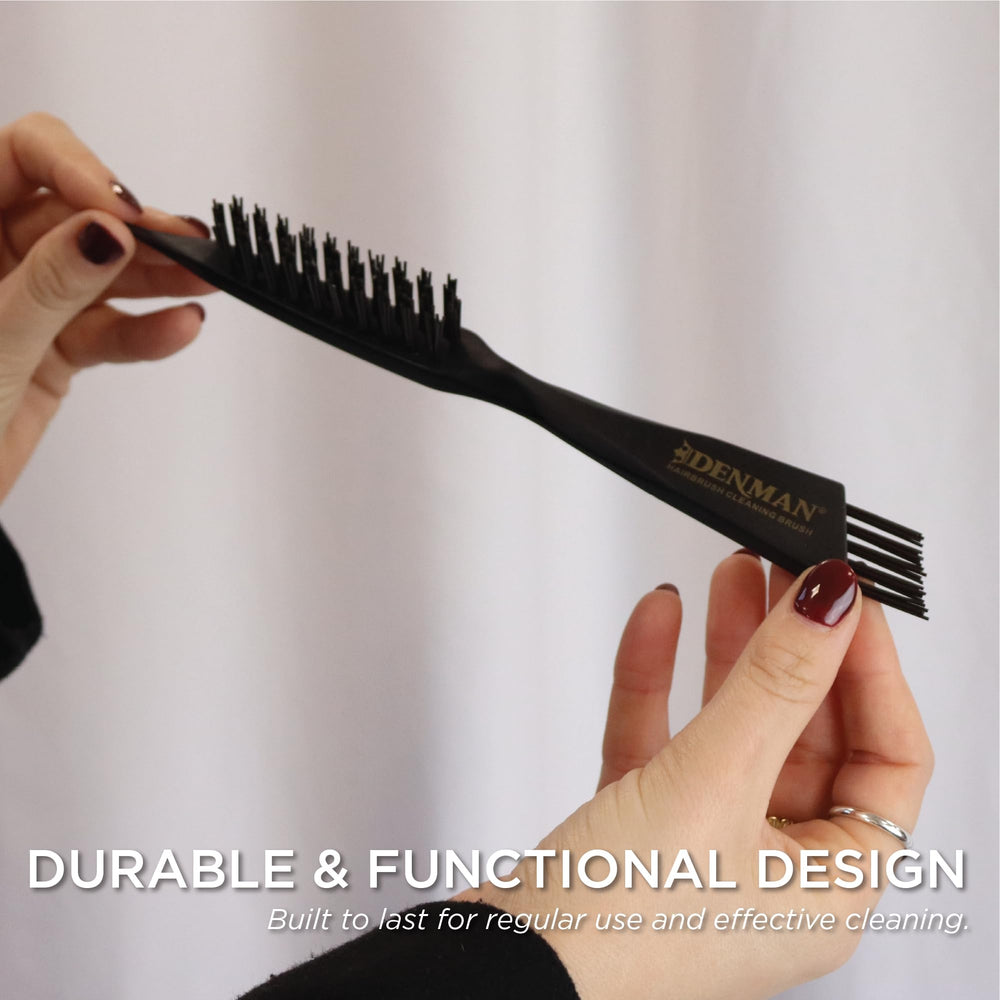 Denman DBC1 Cleaning Brush multi-use tool removes hair, dust, and fluff from surfaces