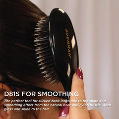 Denman Cushion Hair Brush Small lightweight handle for comfortable, balanced styling