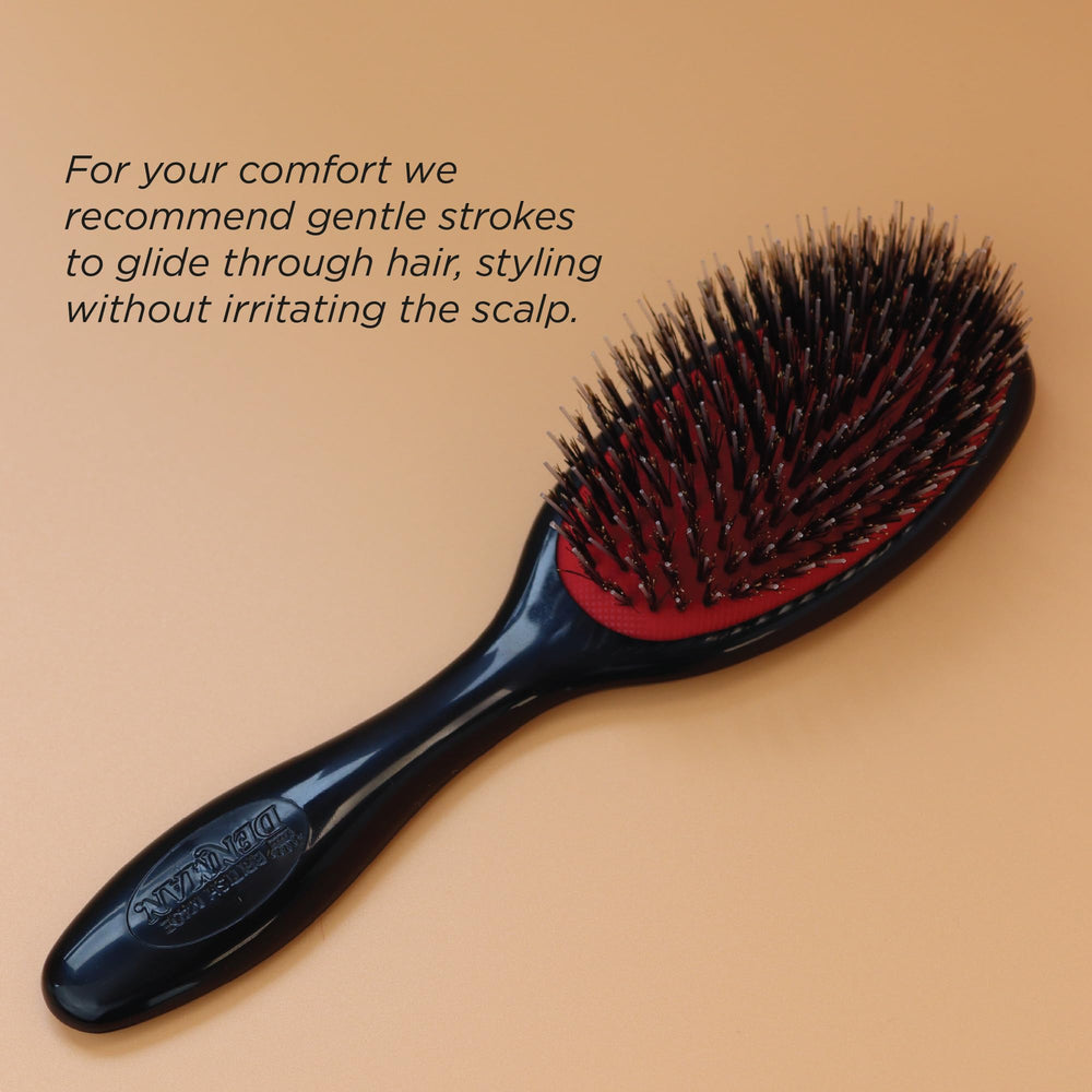 Denman Cushion Hair Brush Small wig and extension friendly for seamless brushing