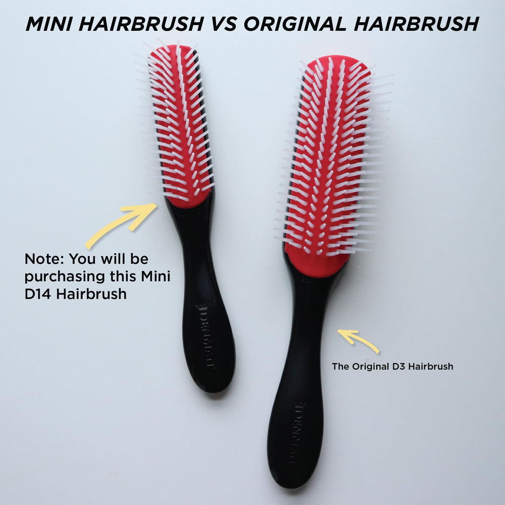 Denman D14 Black packaging image presents sleek design and quality materials