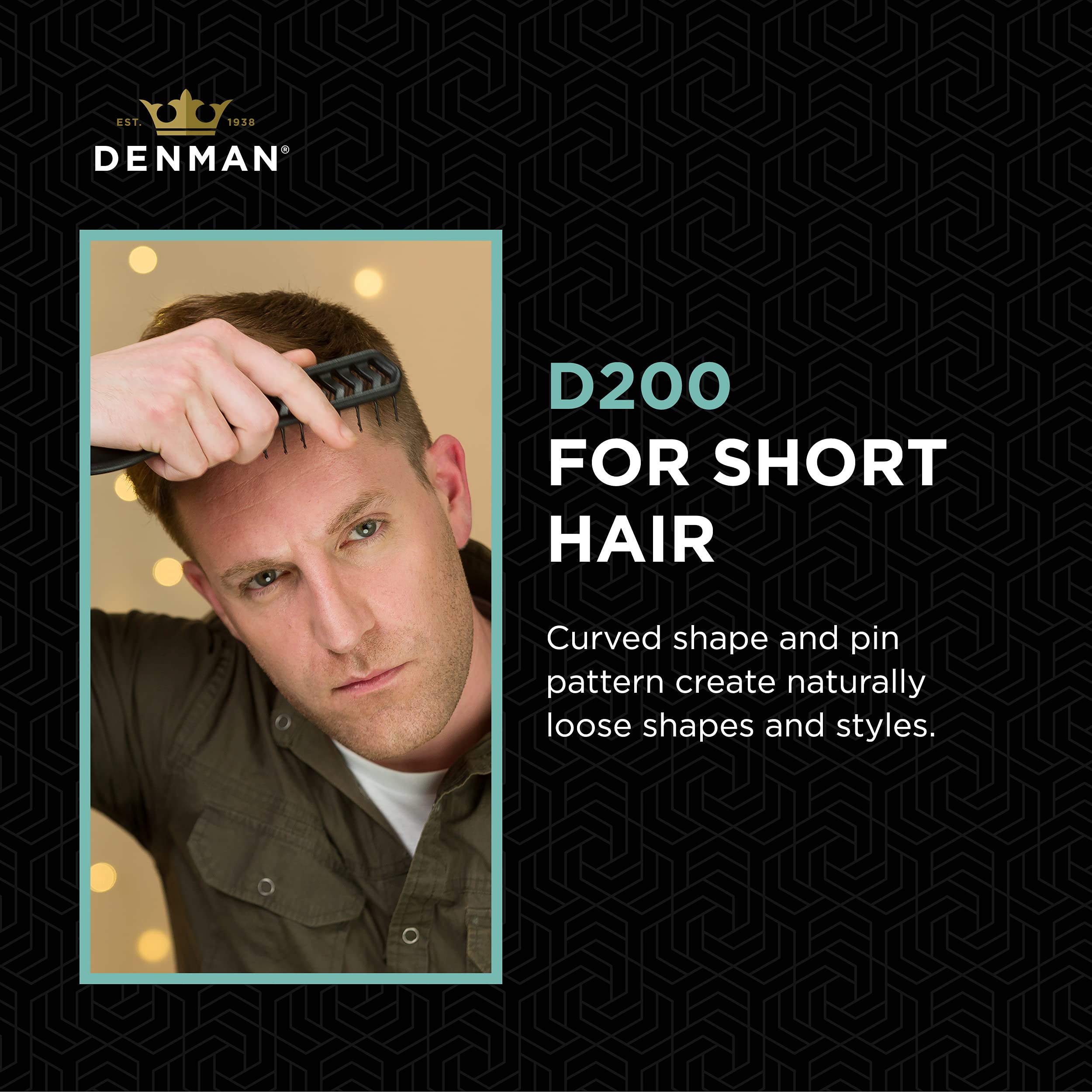 Denman D200 vent design concentrates warm air at roots for faster drying