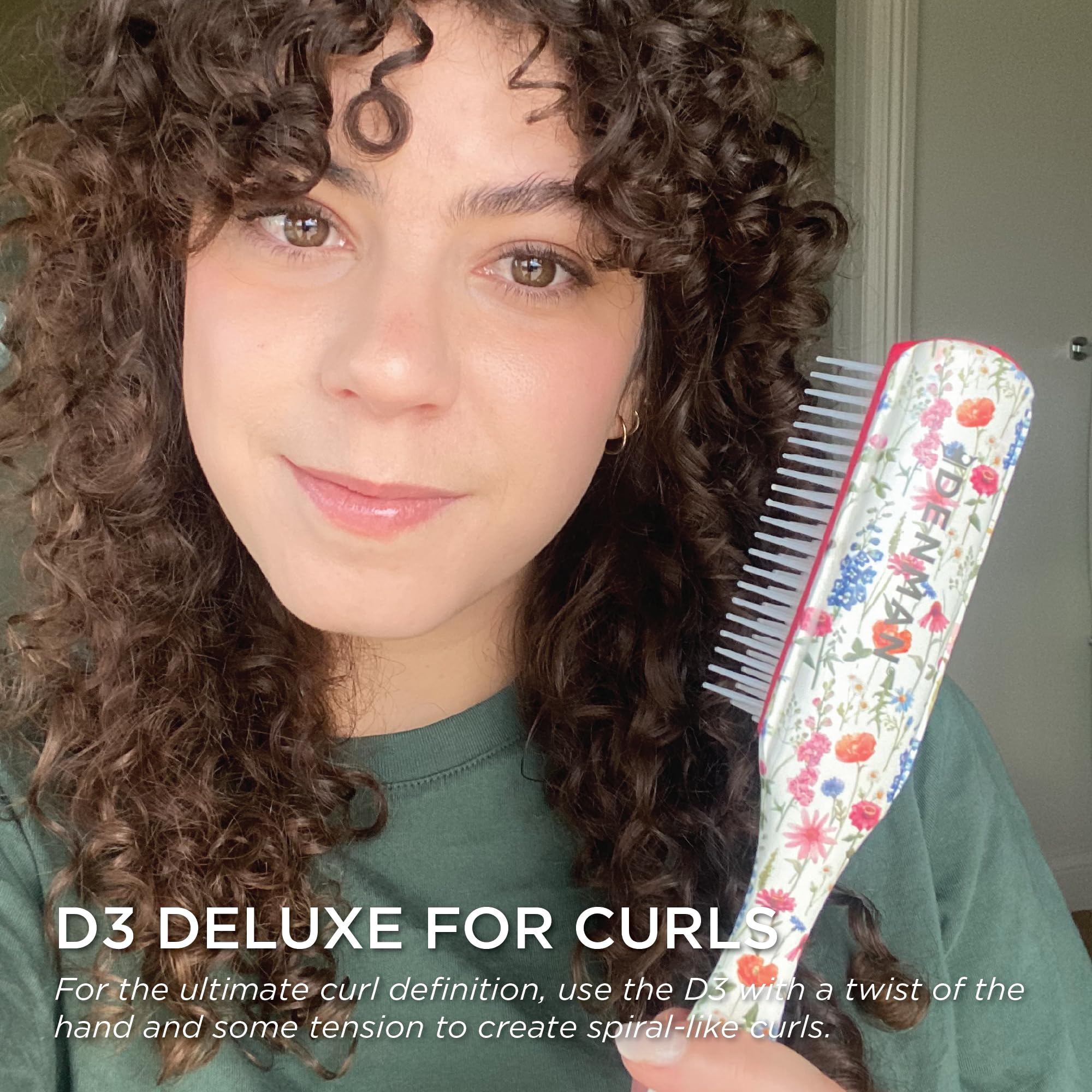 Denman D3 bounce curls for defined, voluminous results