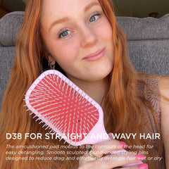 Denman D38 curl-definition paddle helps shape curls with minimal frizz