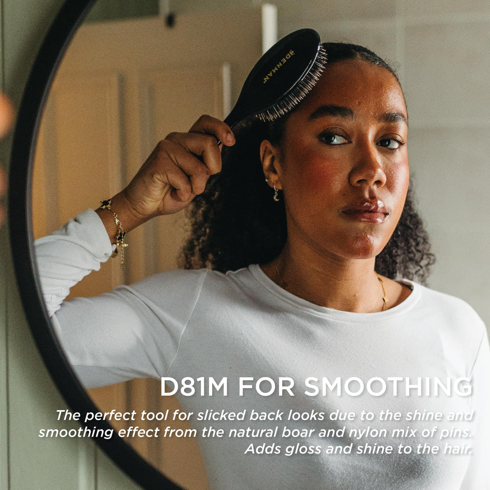 Denman D81M air-cushioned pad supports comfortable brushing