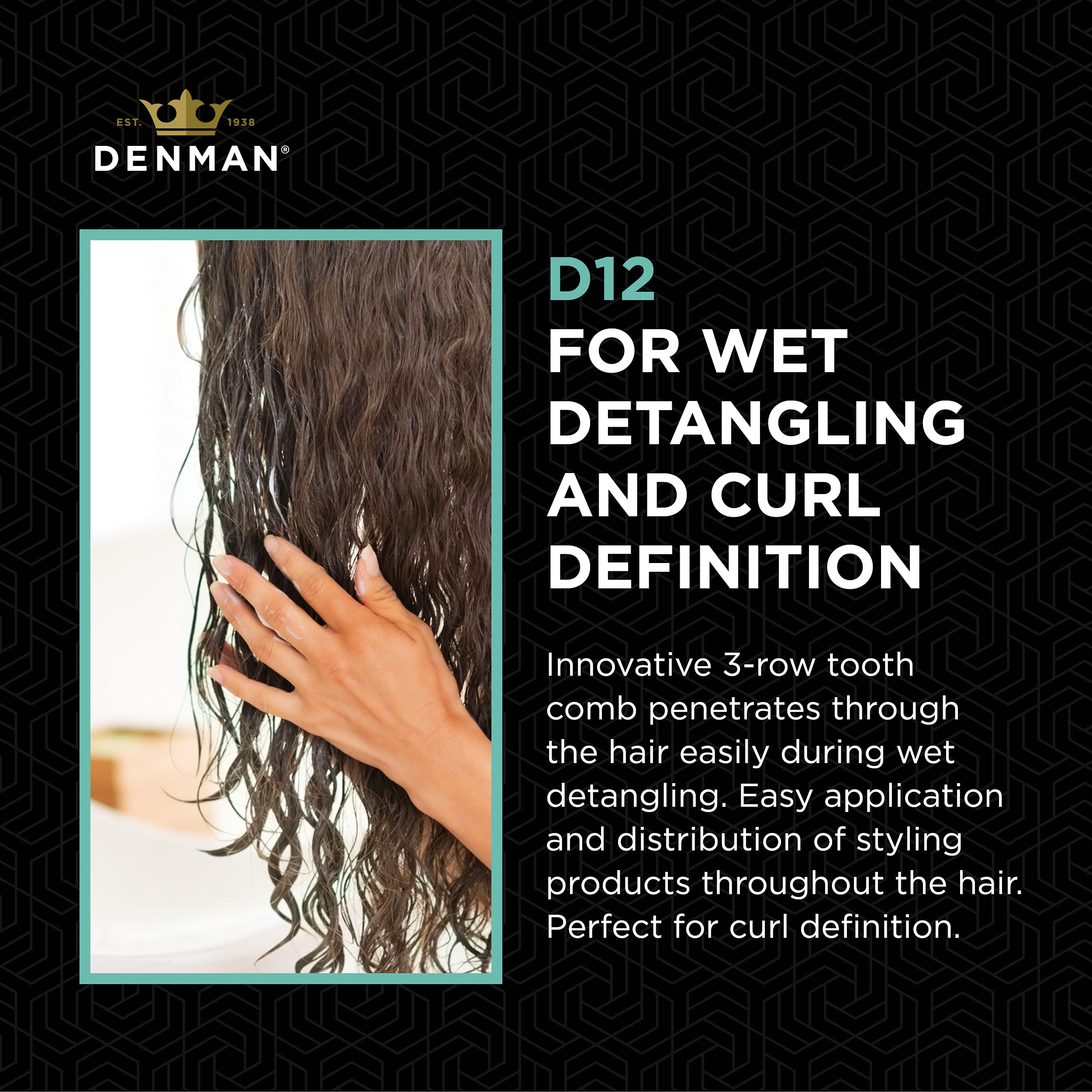 Denman Jack Dean in-hand demonstrating compact curl styling tool