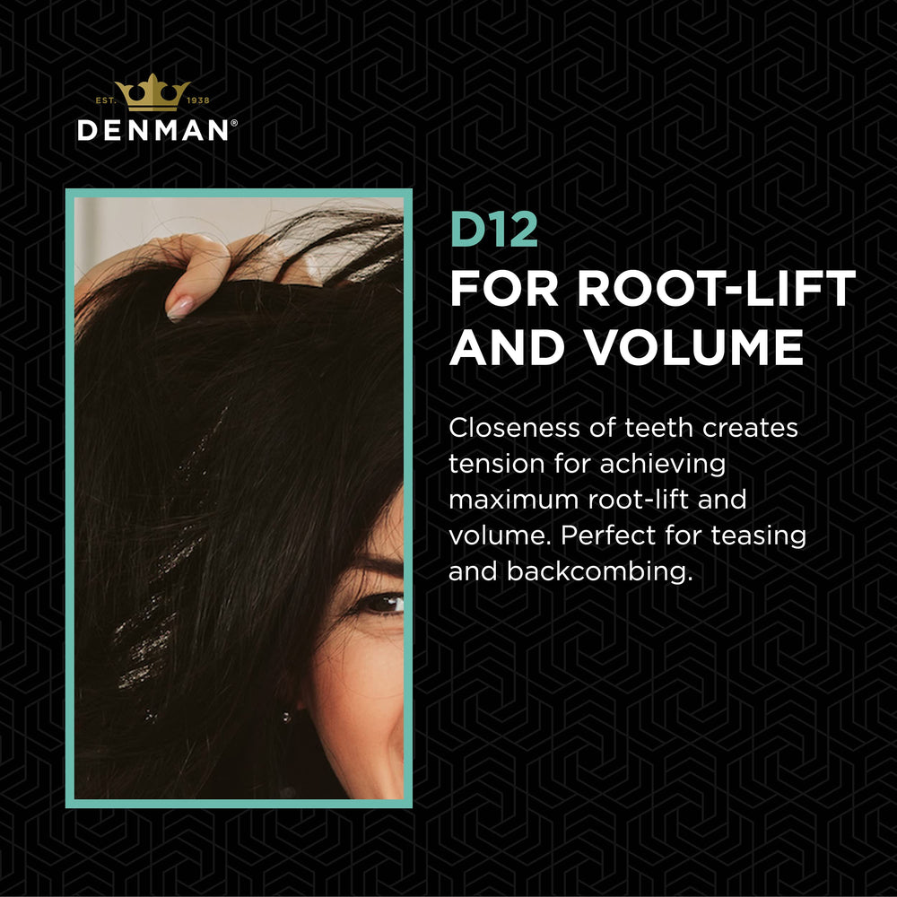 Denman Jack Dean being used on wet hair to define curls