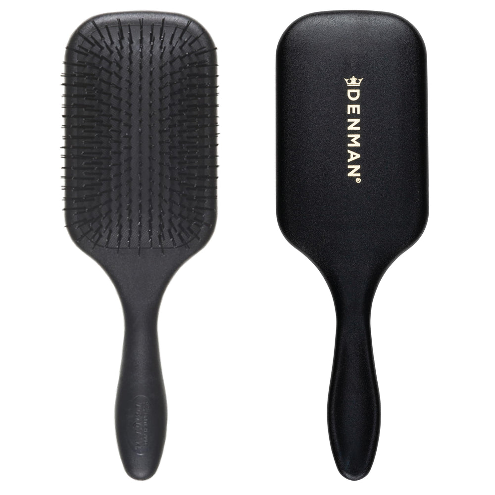 Denman Tangle Tamer Ultra paddle brush for curly hair, glides through knots on wet or dry