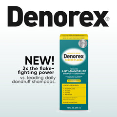 Denorex Alivio Avanzado, espuma cremosa: limpieza suave y control de caspa.