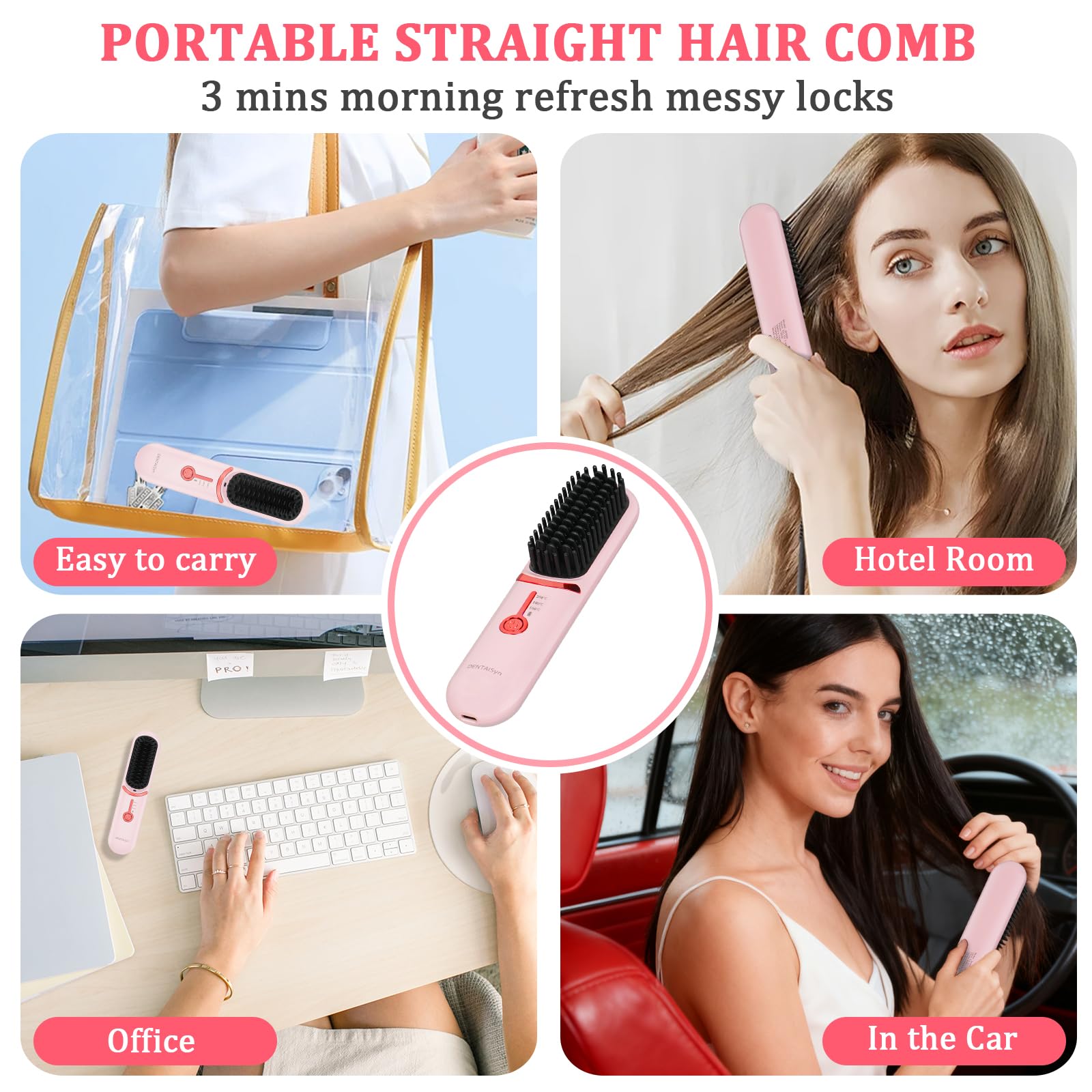DENTAISyn cordless brush 3-temp-presets image shows customizable heat levels