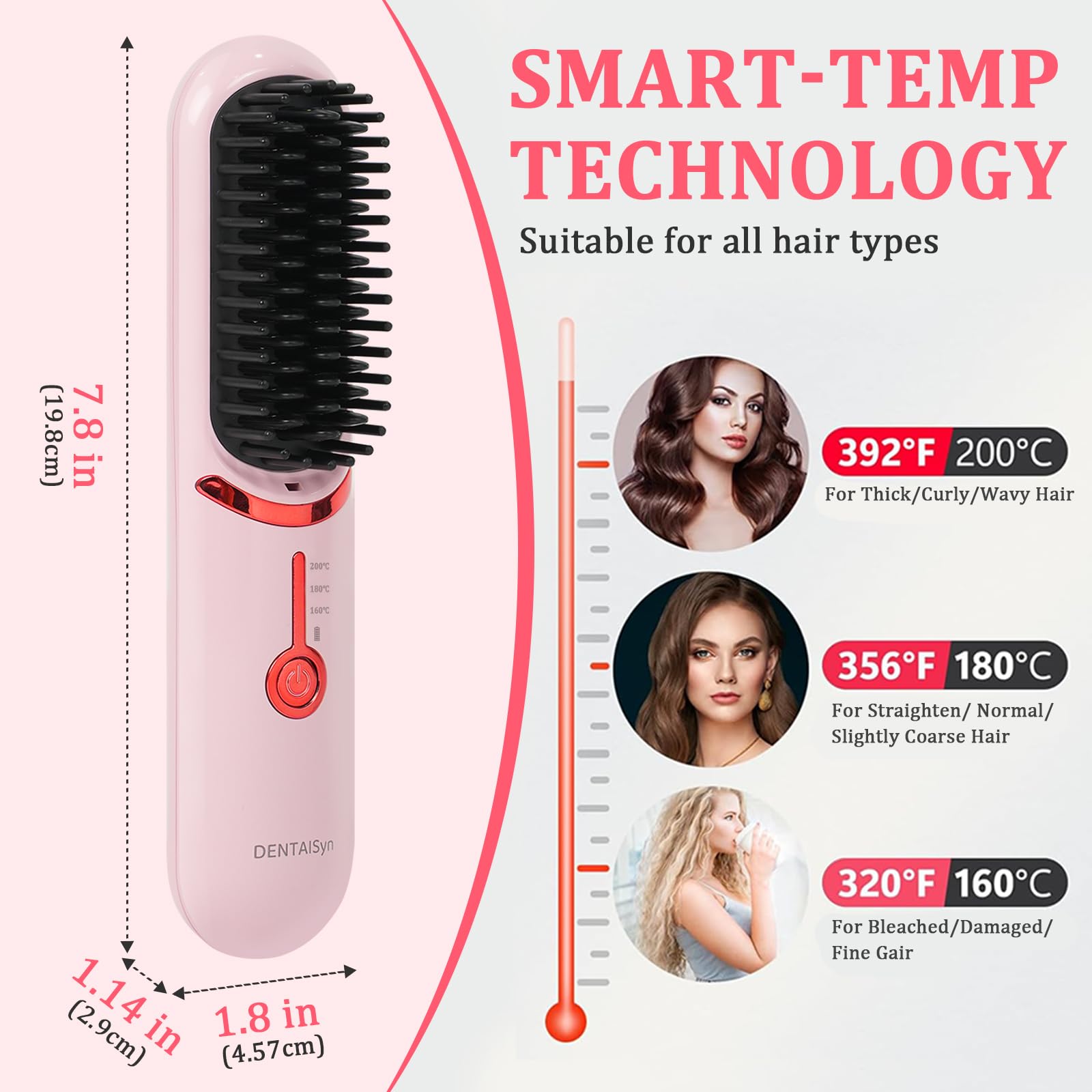 DENTAISyn cordless brush with charging cable ready for recharging