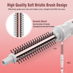DENVEK anti-frizz technology reduces static for polished styles.