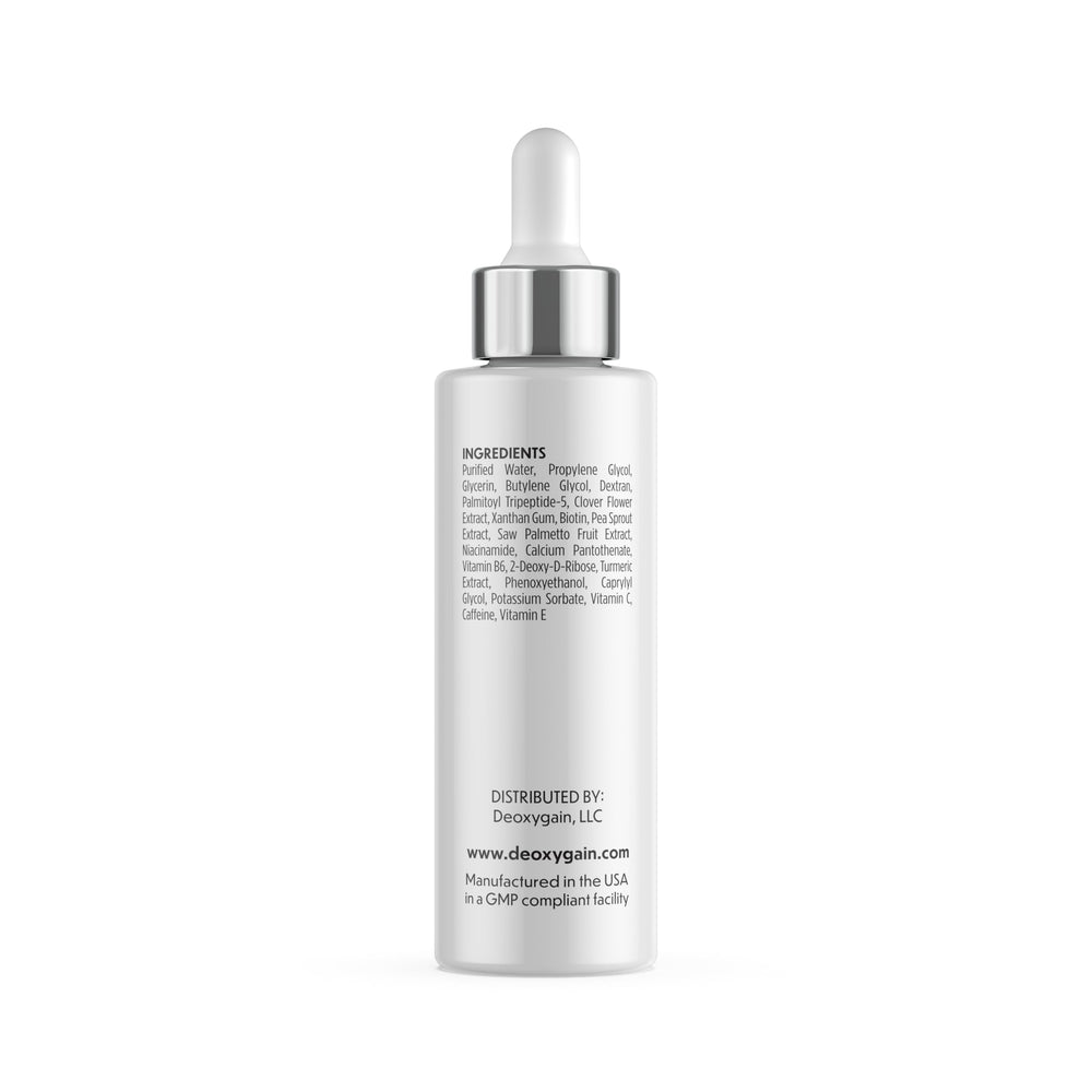 Deoxygain lightweight gel texture that absorbs quickly.