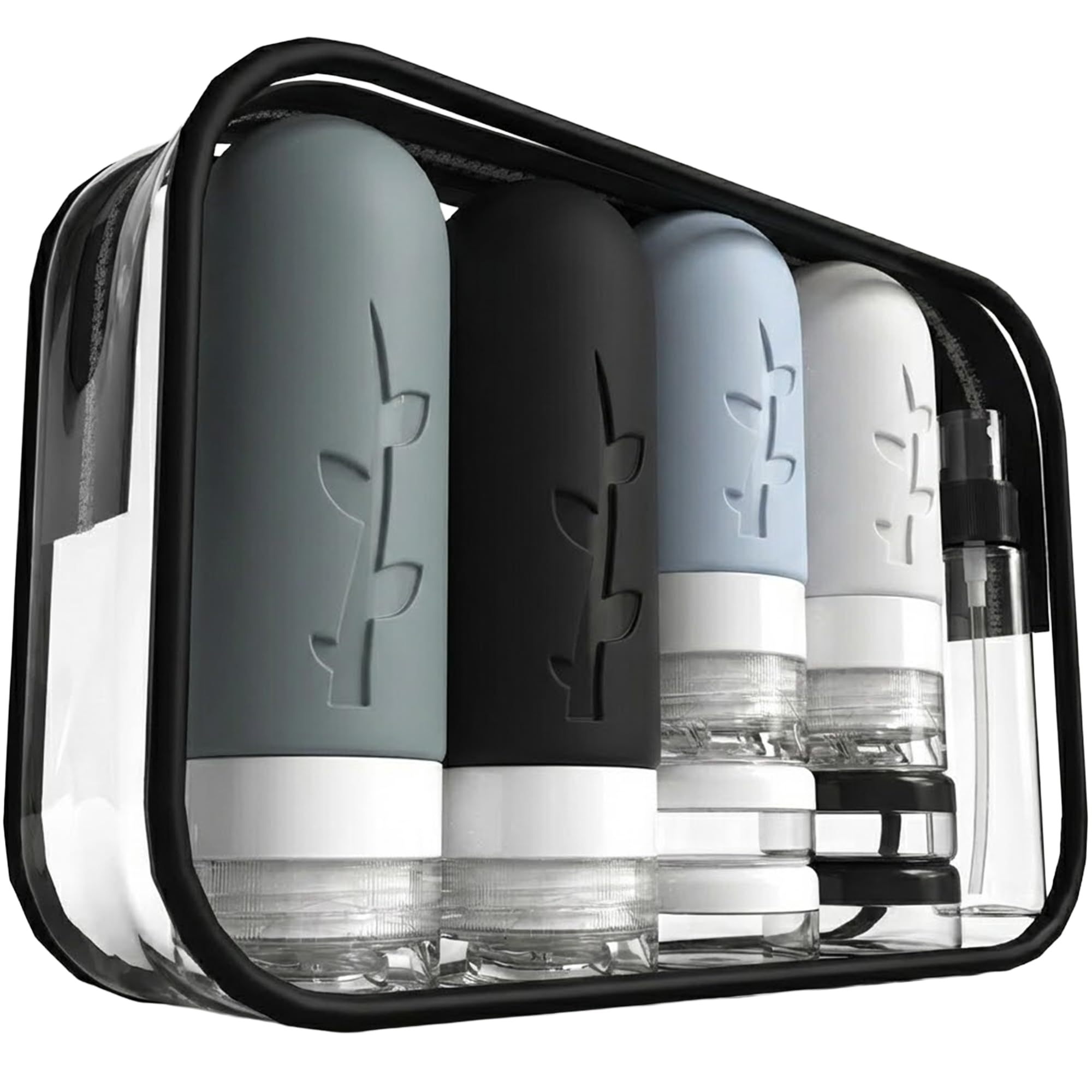 DEPOZA travel bottles kit 16-pack in a box keeps toiletries organized during travel.