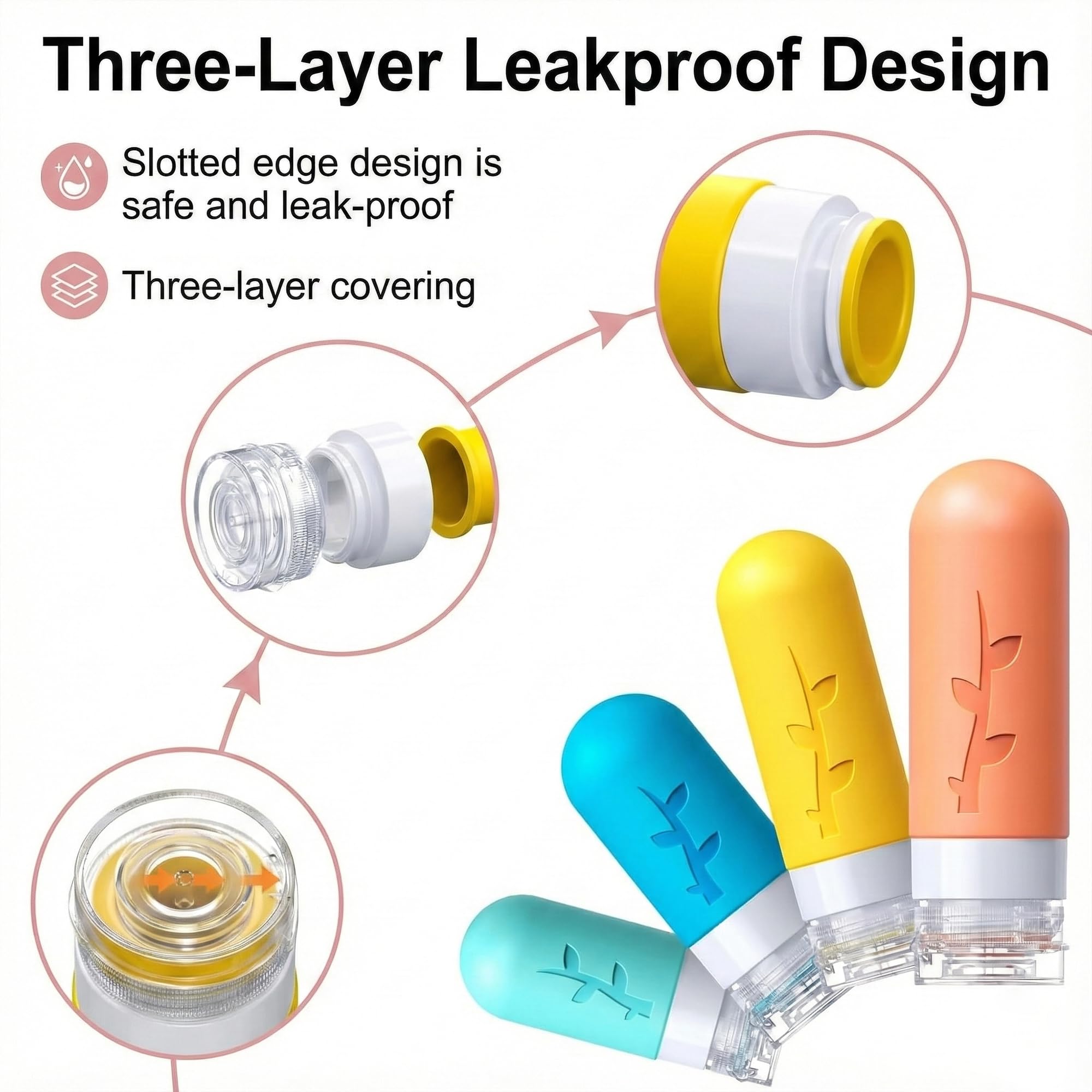 DEPOZA travel spoons for precise portions of lotions