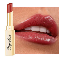 Depuplum Barra de Labios Rojo Frambuesa, aplicación sedosa para labios hidratados.