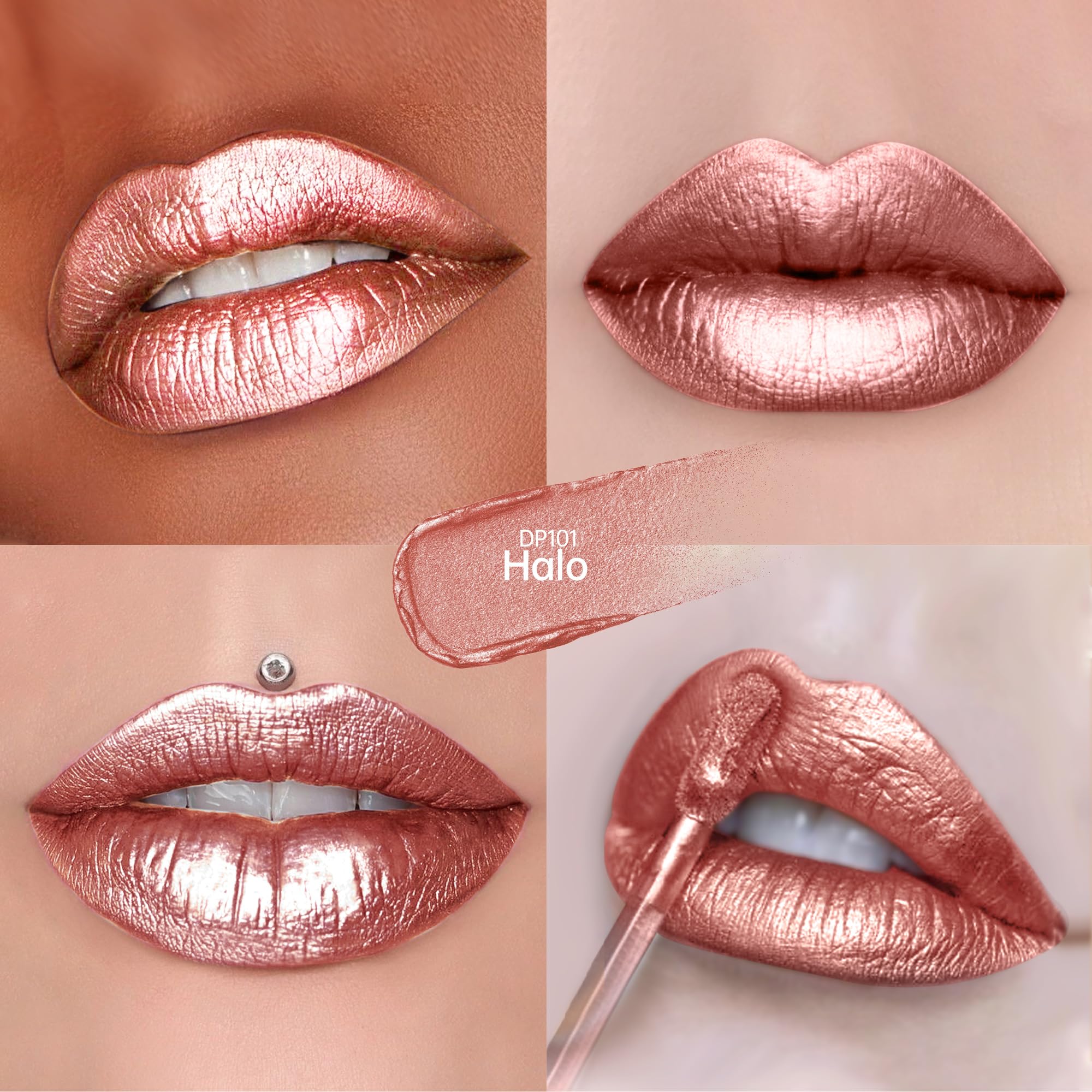 Depuplum Silk-Smooth Lipcolor close-up shows creamy glide and vibrant color