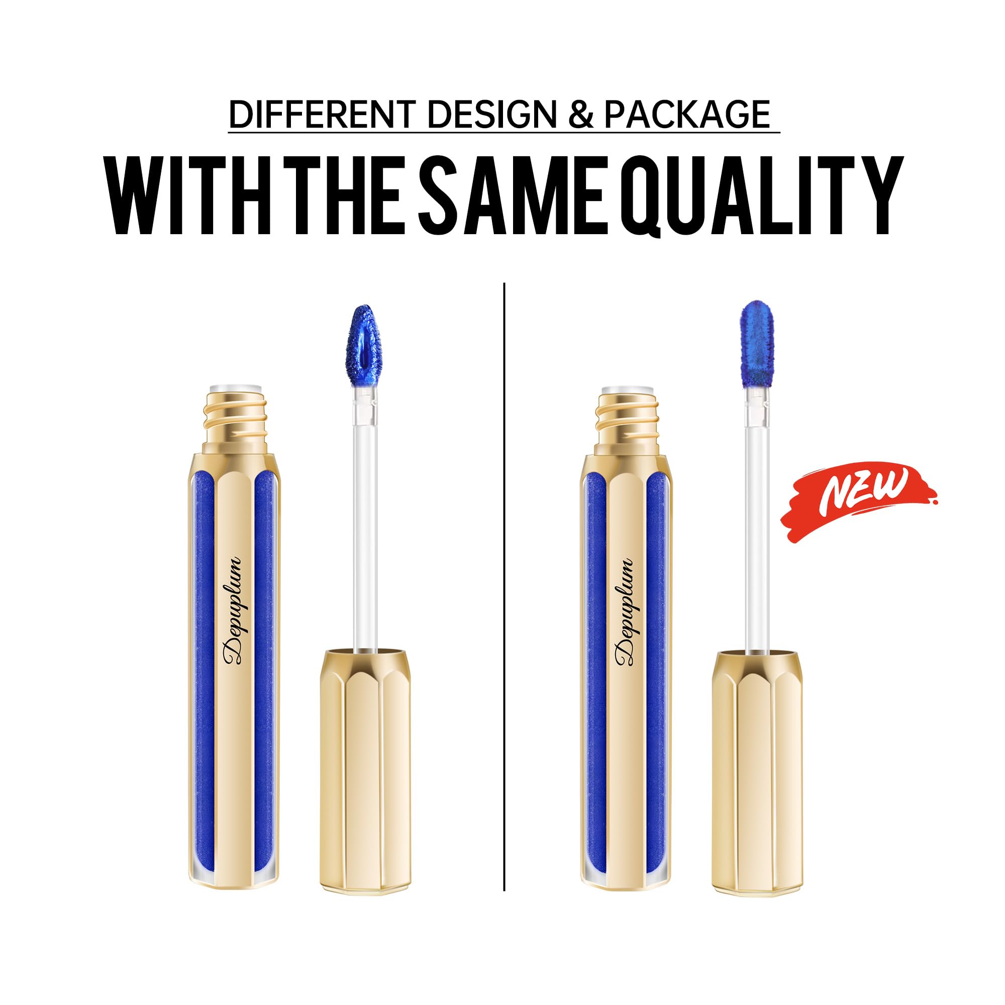 Depuplum Lipcolor close-up reveals a silky, lightweight glide