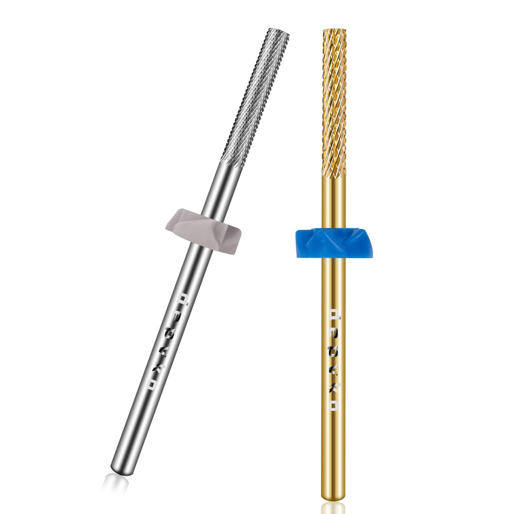 Depvko 3XF cuticle bit silver for precise cleanup and shaping