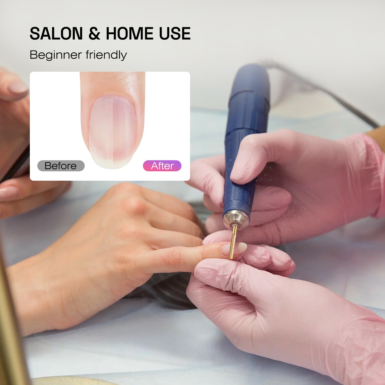 Depvko nail art prep bit for shaping and prepping nails