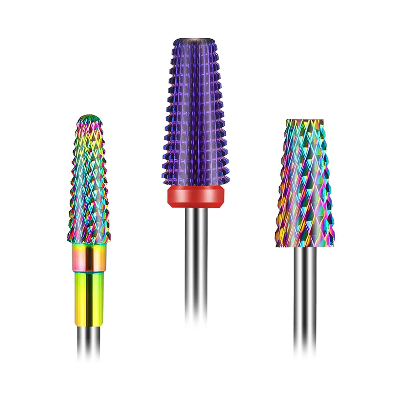 Depvko 5-in-1 purple bit for versatile nail prep and detailing.