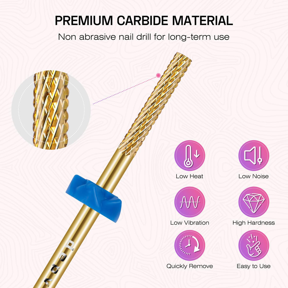 Depvko nail polishing bit providing a smooth finish
