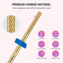 Depvko nail polishing bit providing a smooth finish