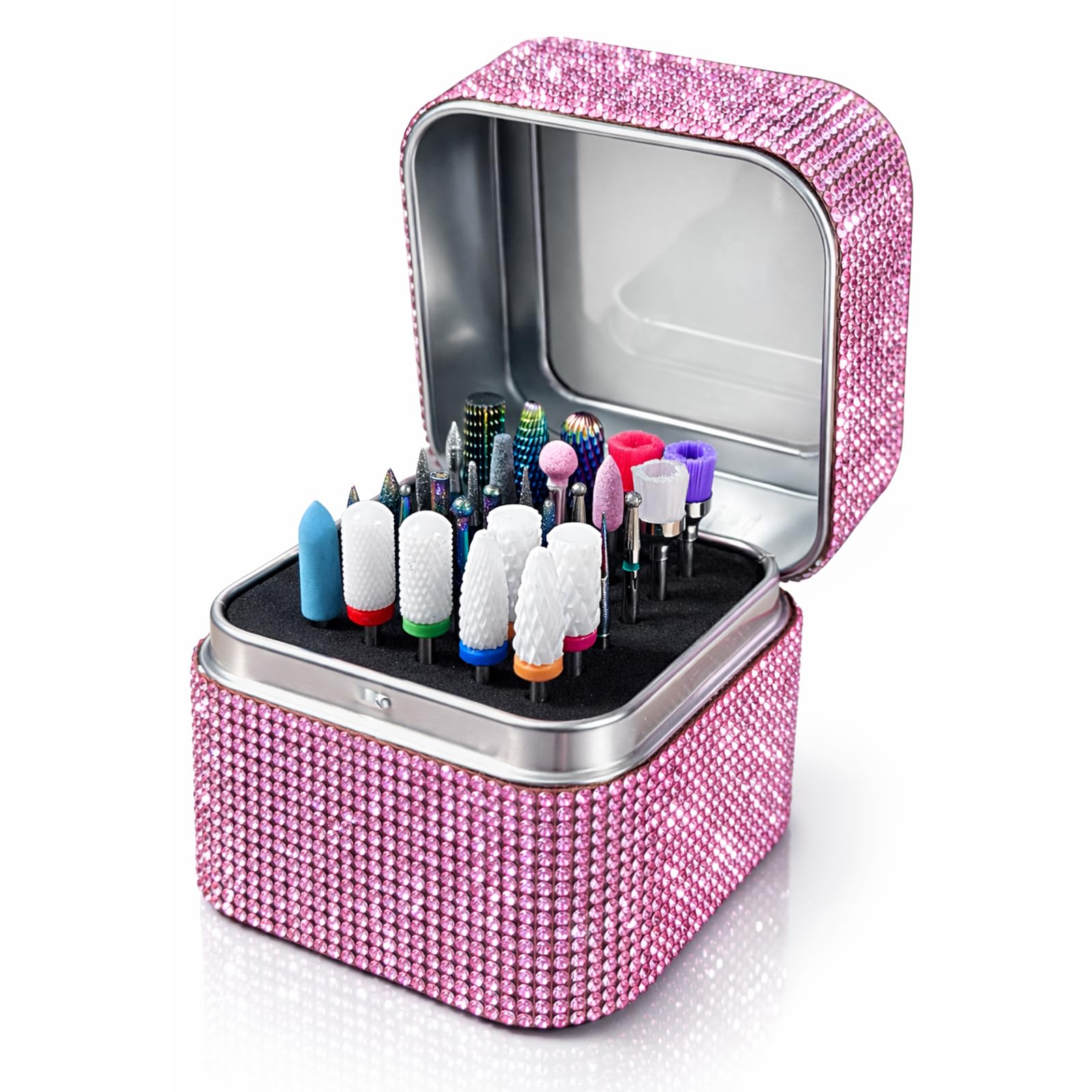 Depvko pink nail drill kit case for travel-ready setups.