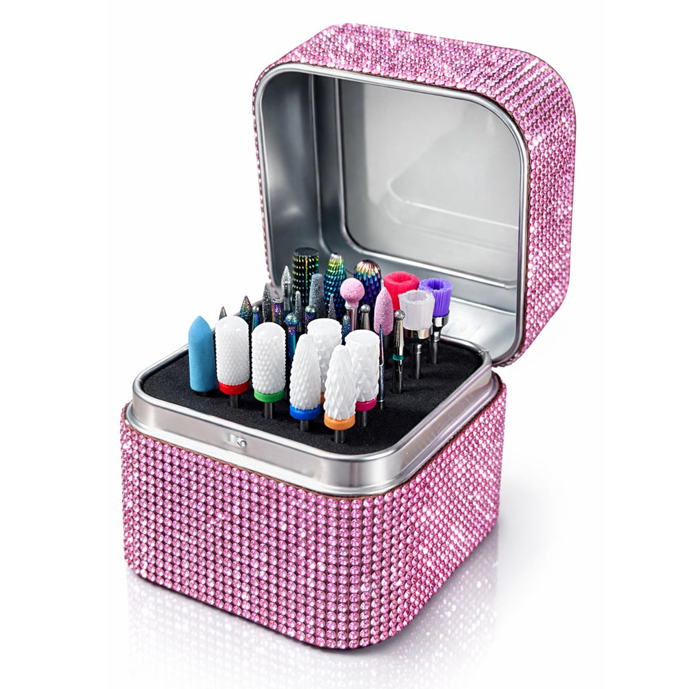 Depvko pink nail drill kit case for travel-ready setups.