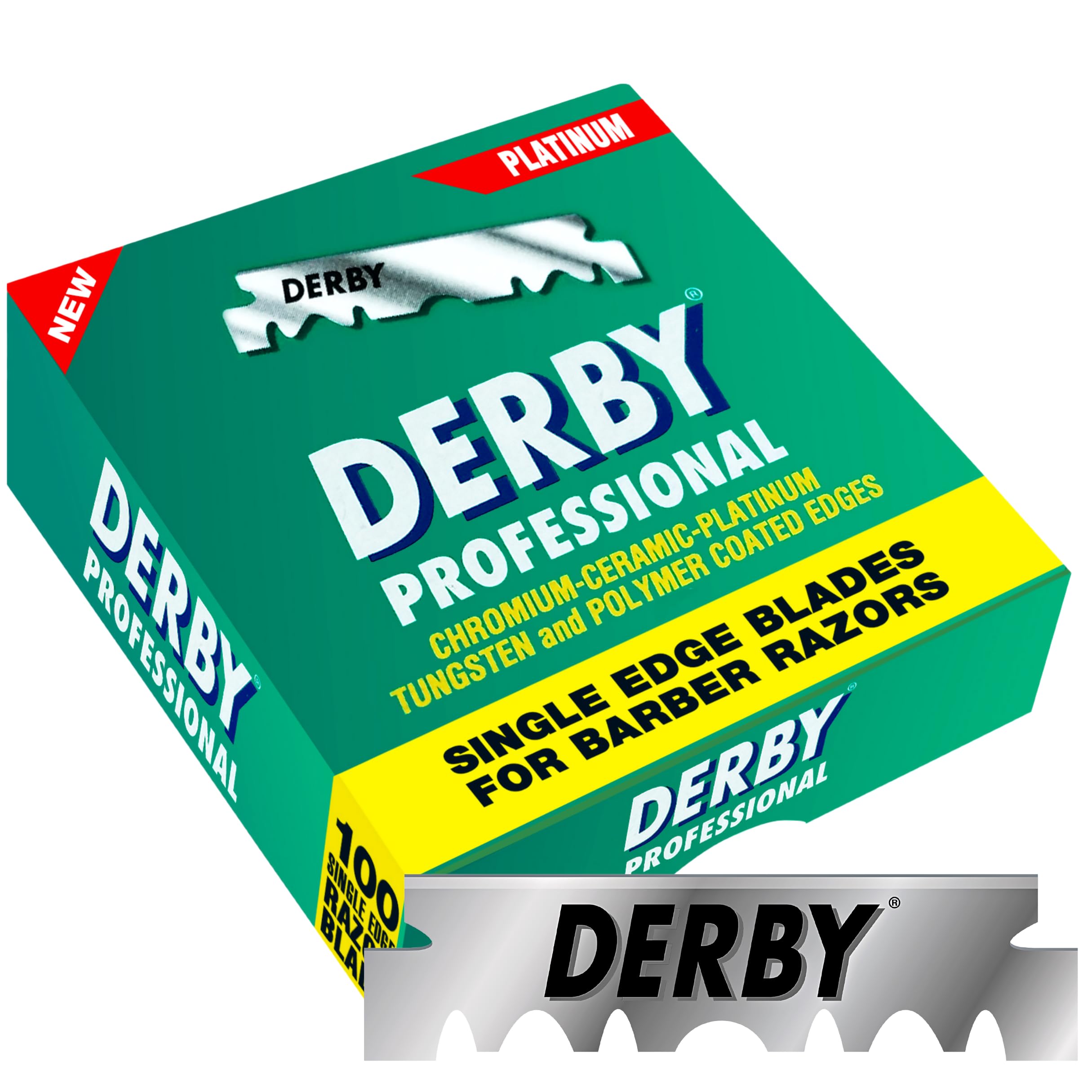 Derby Professional blades in-hand illustrating comfortable handling and balance.
