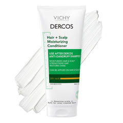 Dercos Hair & Scalp Moisturizing Conditioner bottle ready for use, boosting hydration.