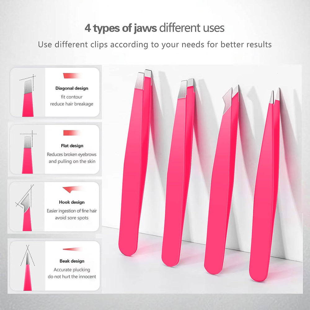 Derlaier anti-slip coating tweezers provide secure grip during use.