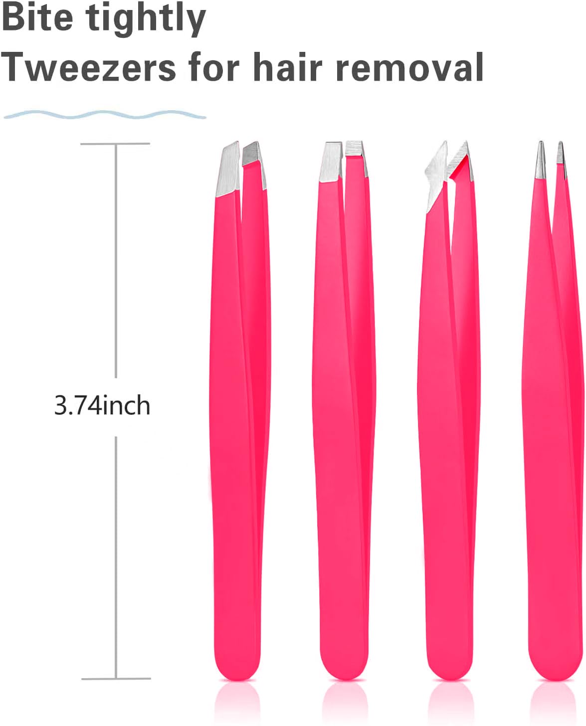 Derlaier sleek handling tweezers for everyday grooming.