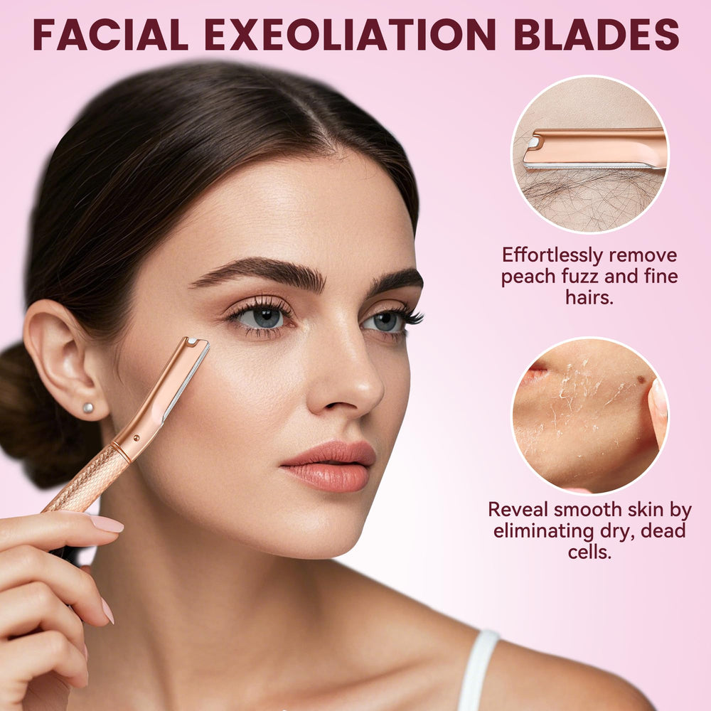 Twelve refill blades included for extended at-home use.