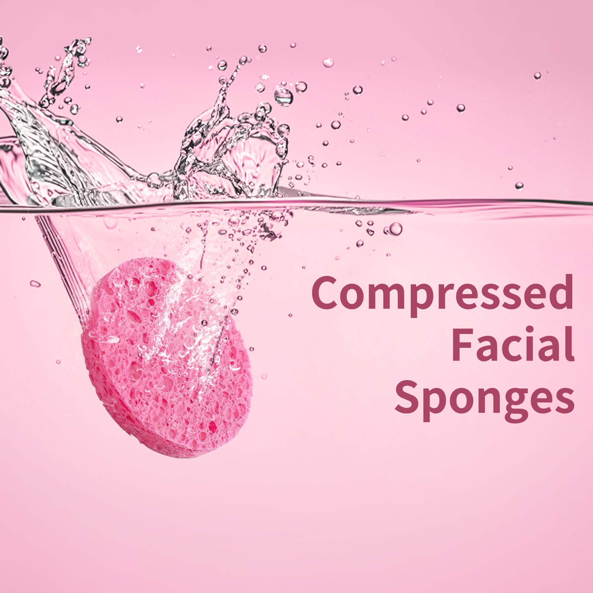 Derloyo compressed facial sponges wet-expanded for cleansing on contact