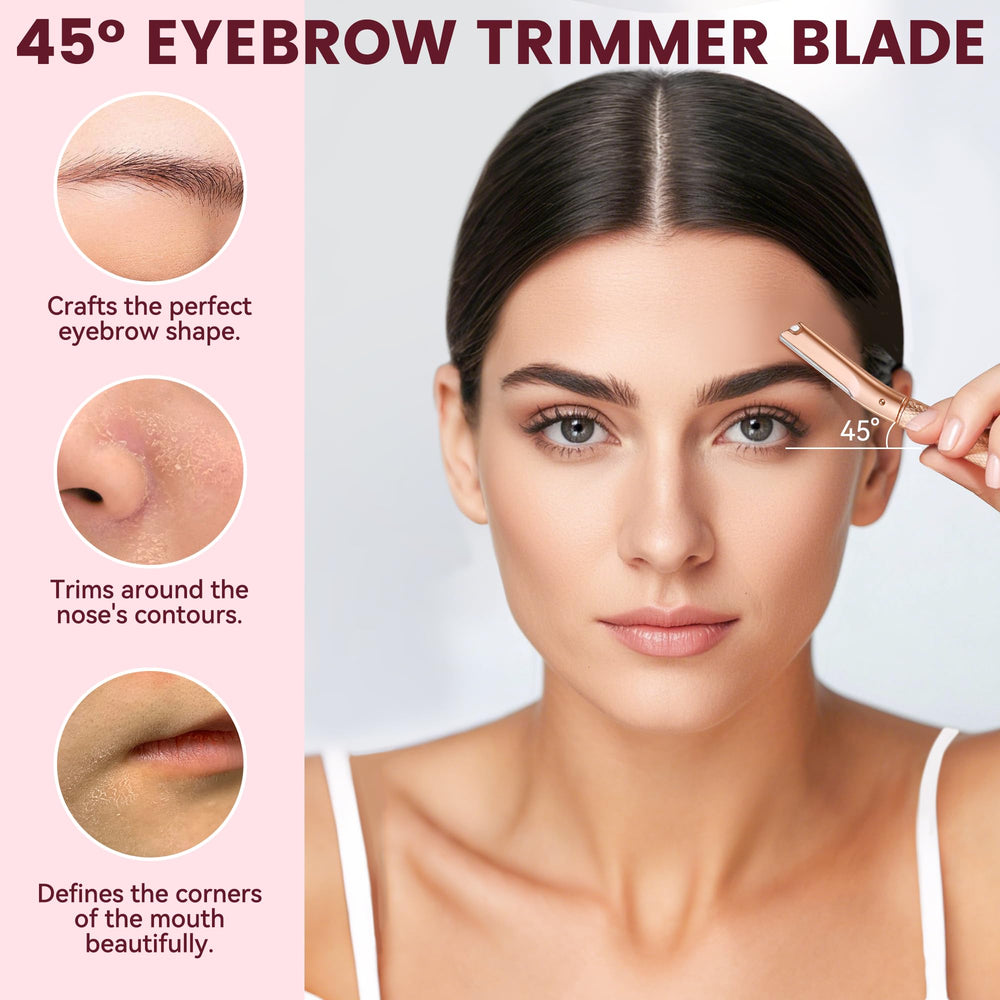 Dermaplaning tool set by Derloyo for at-home skin exfoliation.