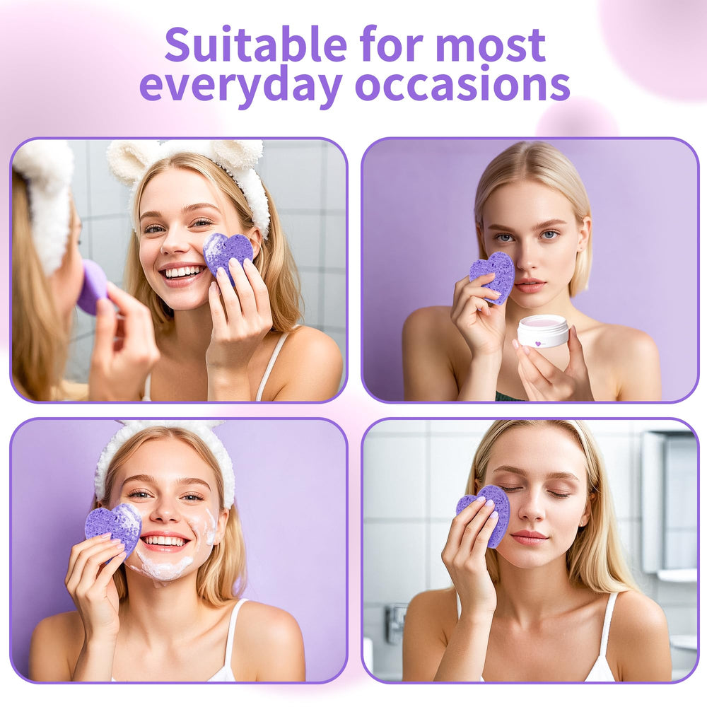 Derloyo face cleansing sponges help remove masks and makeup with comfort.