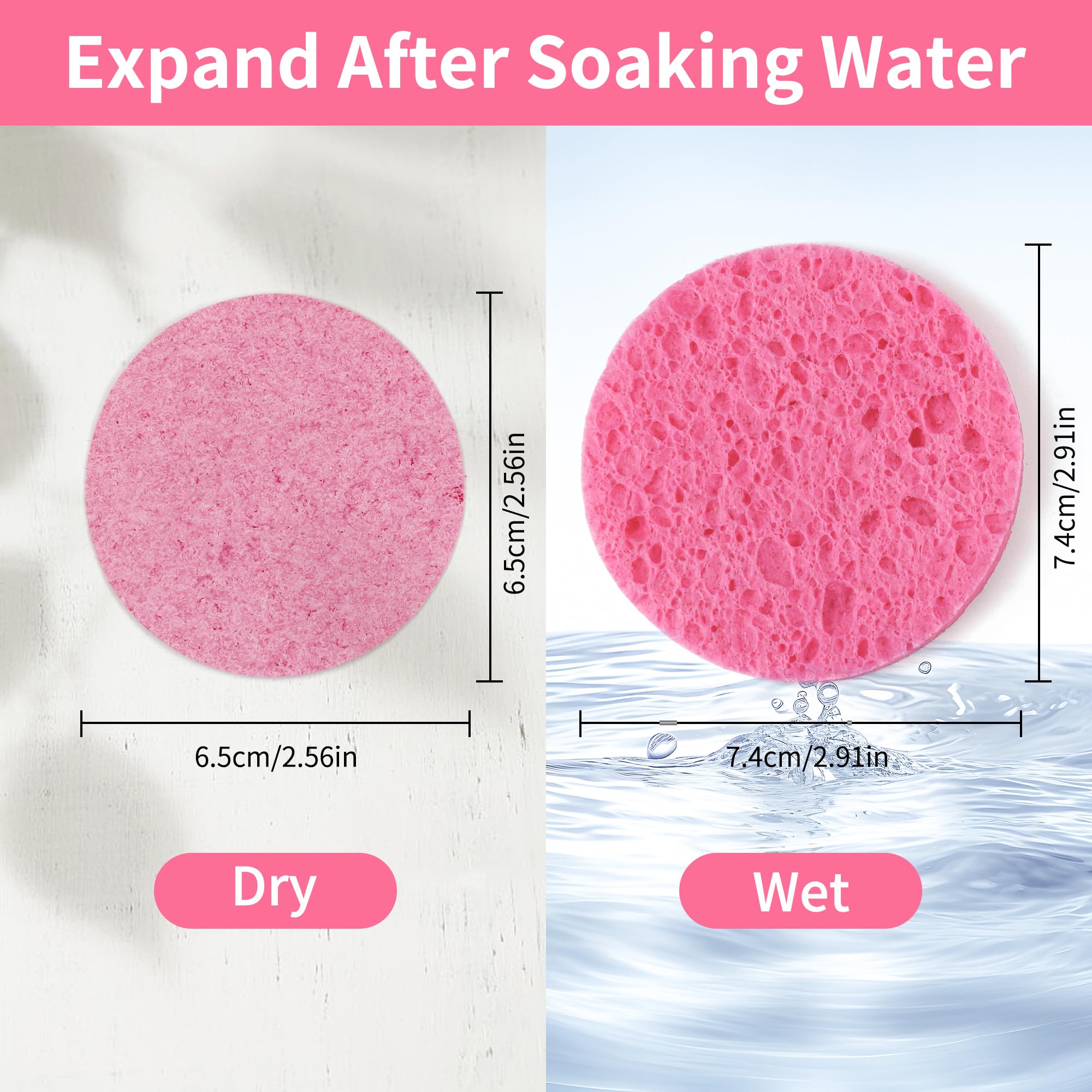 Derloyo travel-pack sponge set for compact on-the-go skincare