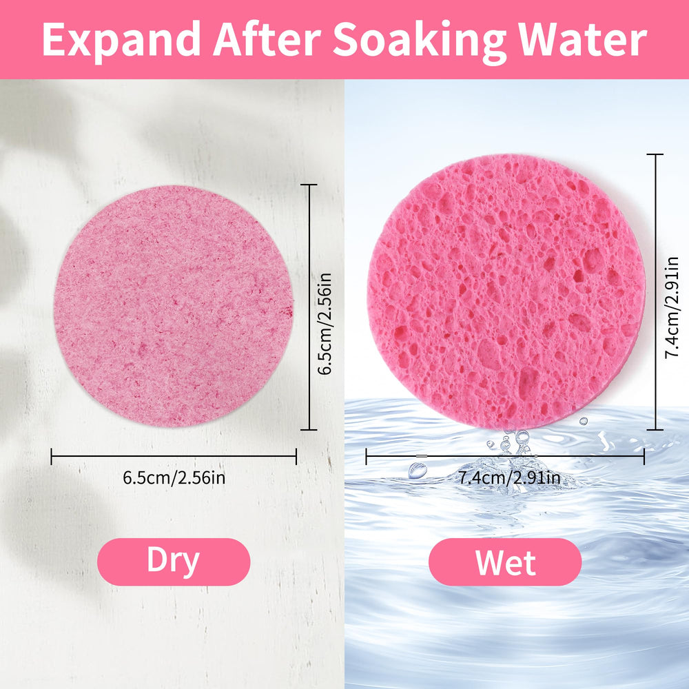 Derloyo travel-pack sponge set for compact on-the-go skincare