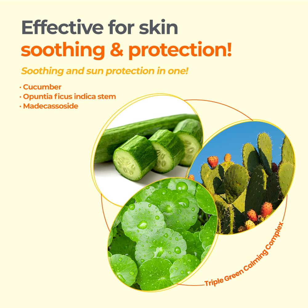 Derma B Everyday Sunscreen: extracto de pepino ayuda a calmar la piel