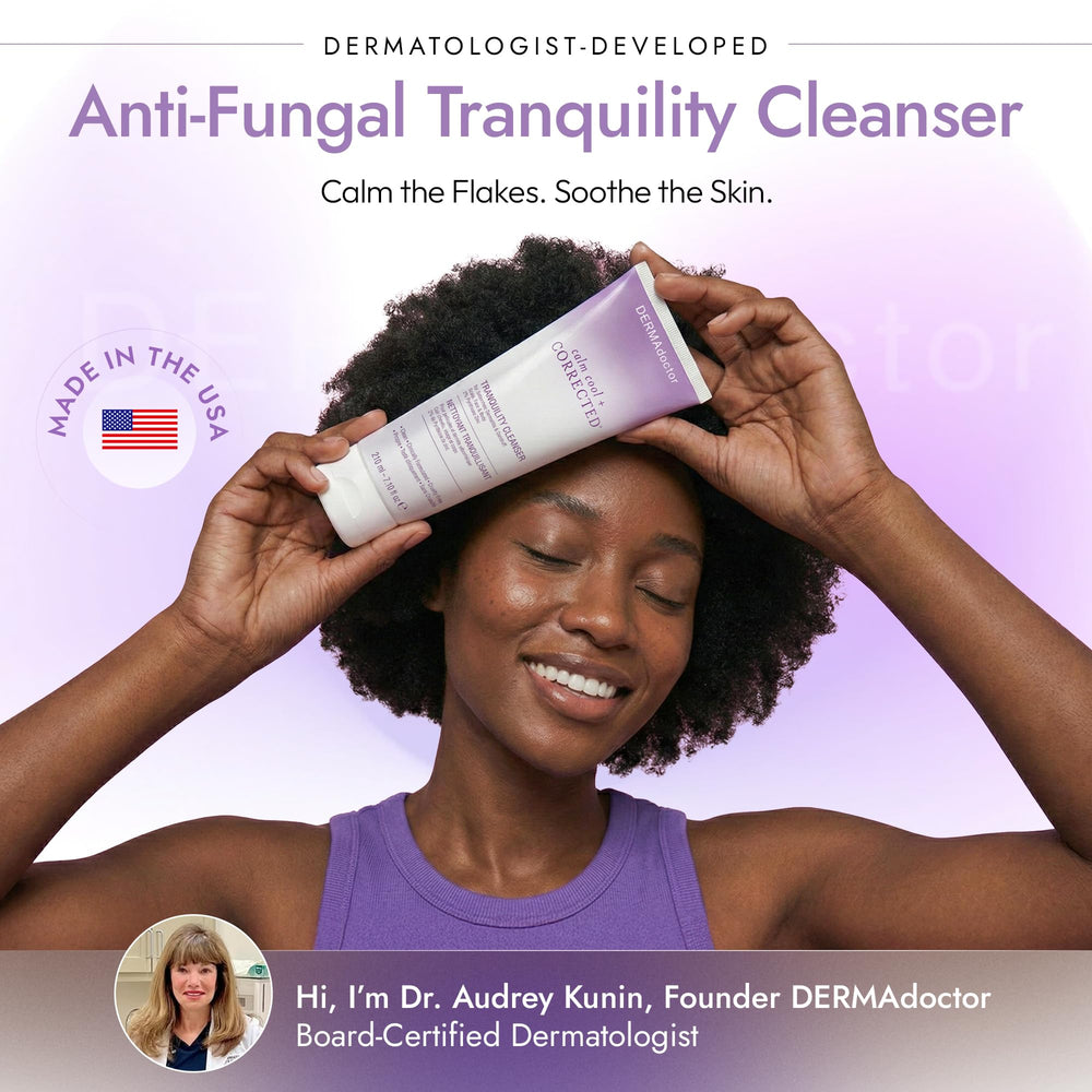 DERMAdoctor face wash foam closeup for gentle skin cleansing
