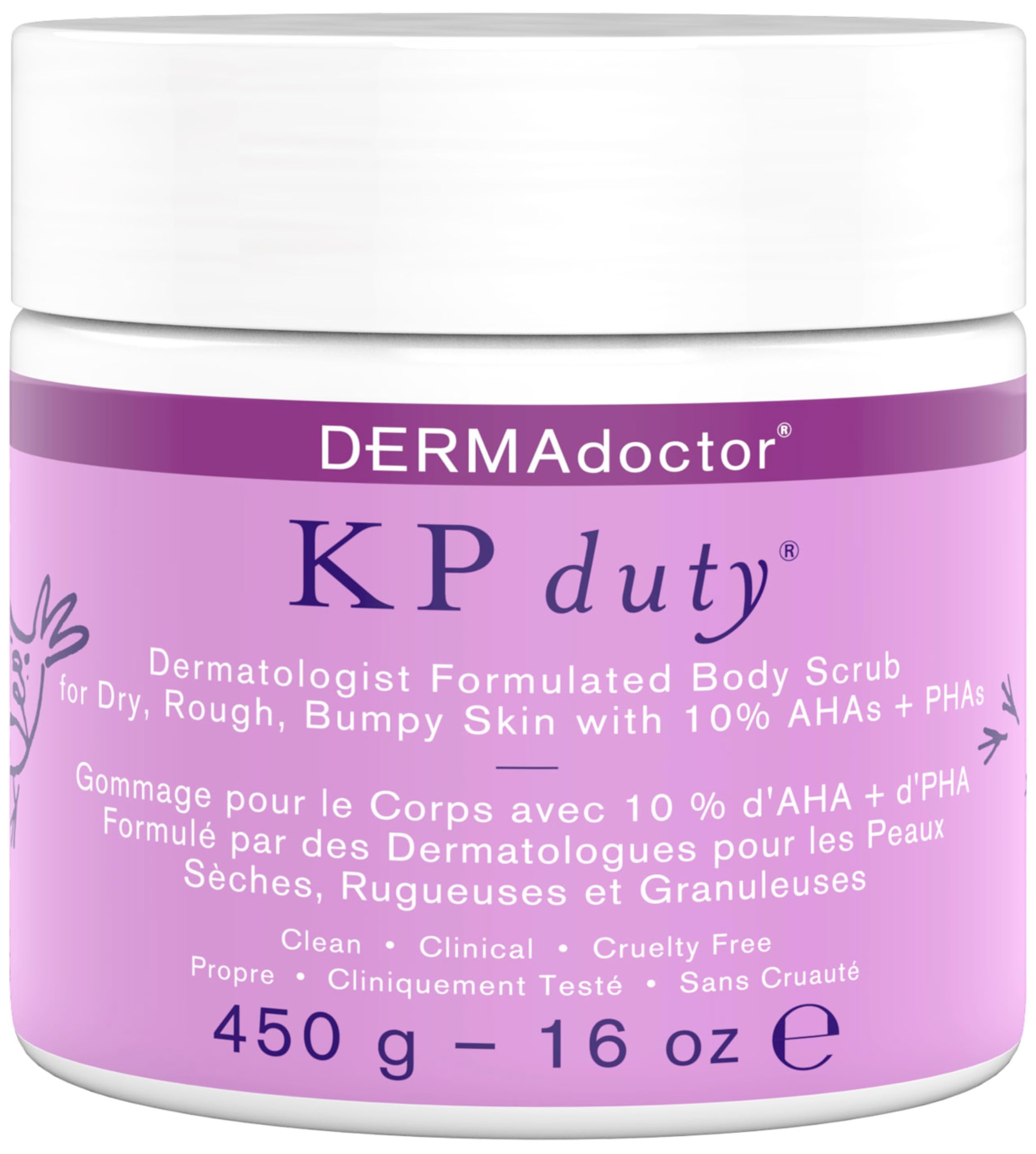 DERMAdoctor KP Bump Eraser bottle 16oz for daily exfoliation and smoother skin