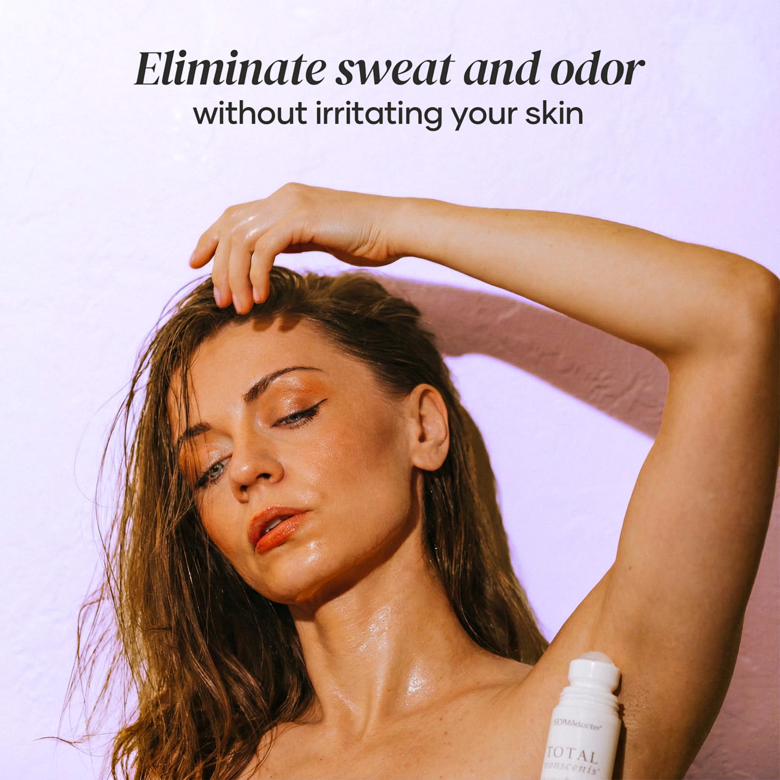 DERMAdoctor Total NonScents clinical strength label signals lasting odor and wetness control.
