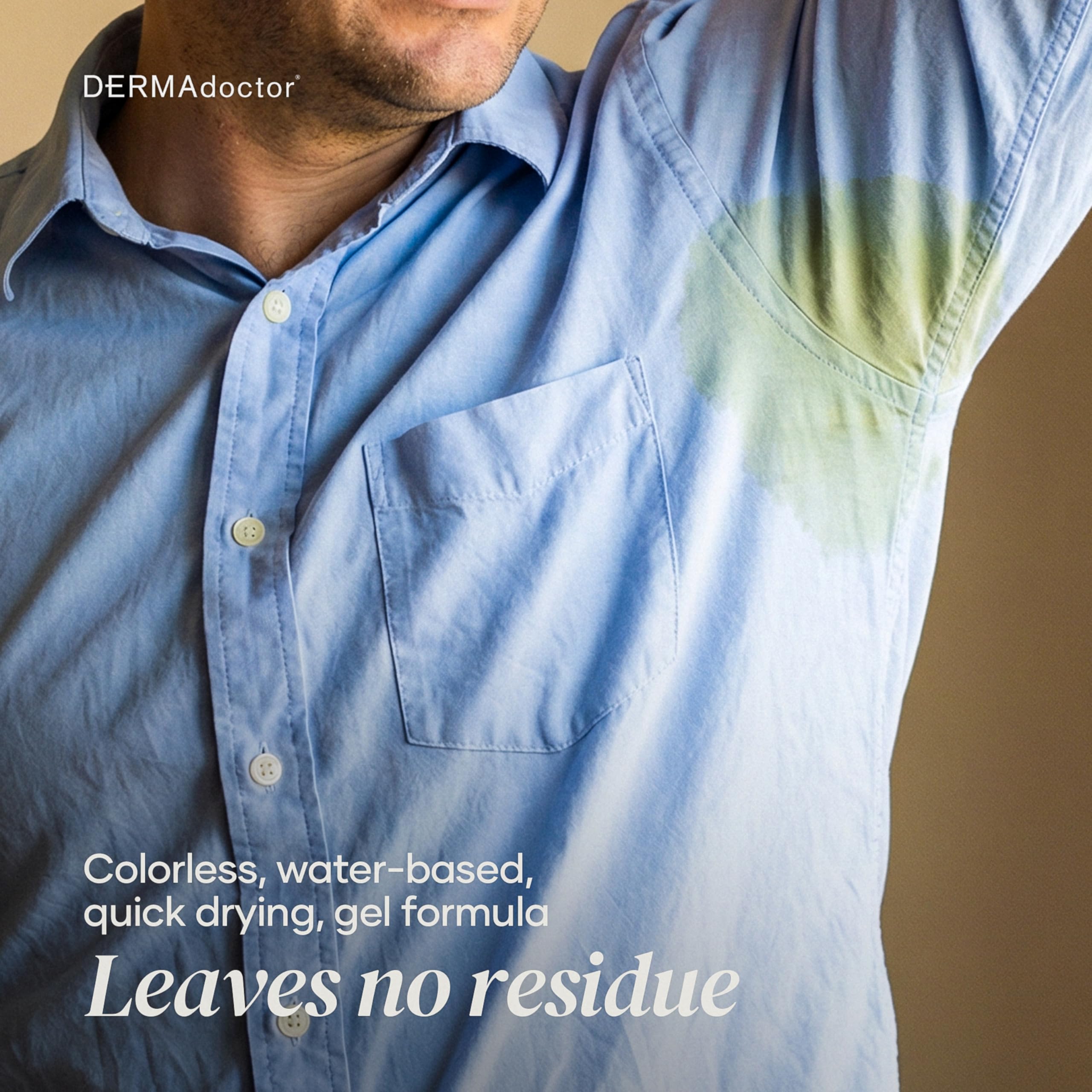 DERMAdoctor Total NonScents fragrance-free claim graphic reinforces irritation-free daily wear.