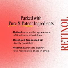 Derma E Ingredientes naturales, textura de seda, piel suave y nutrida.