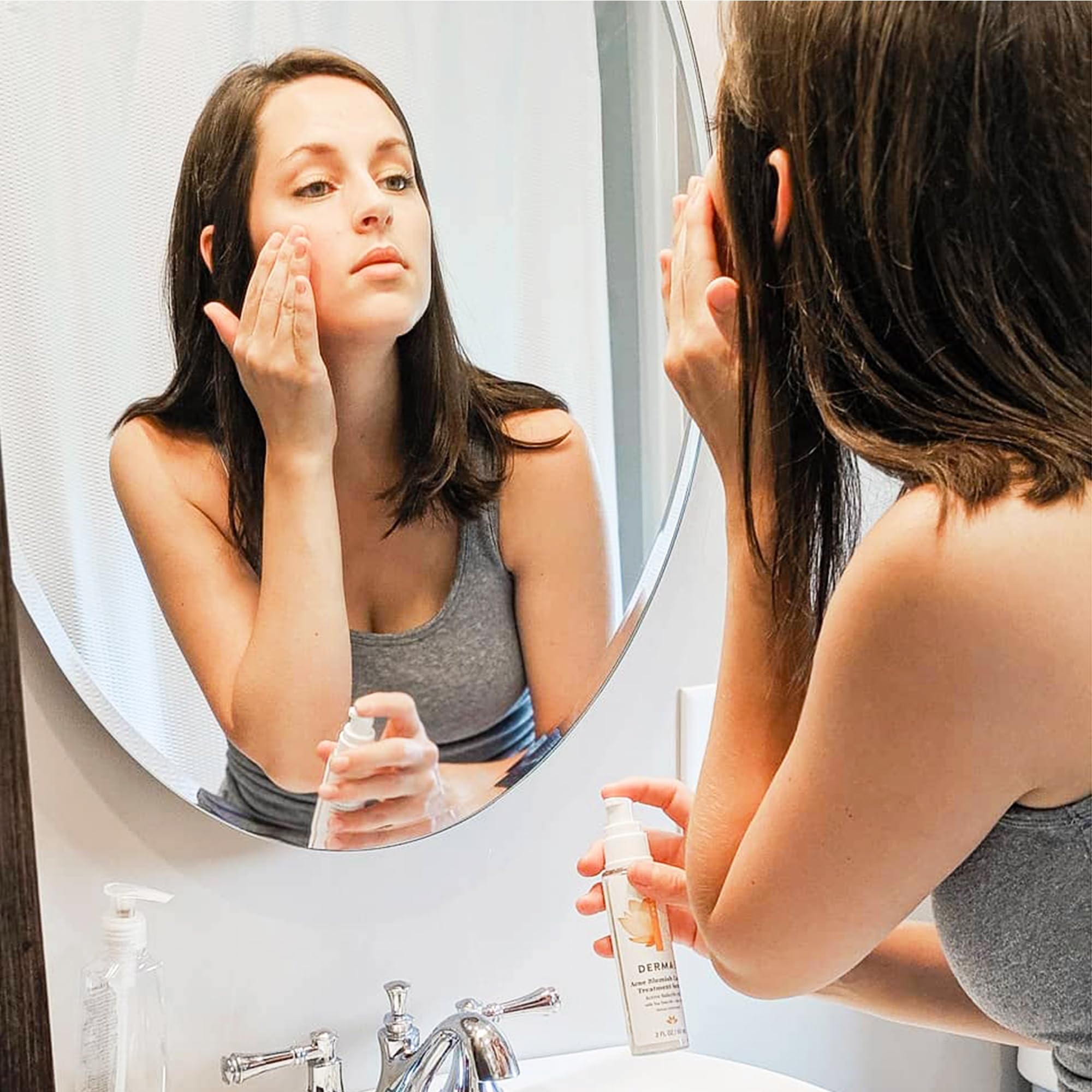 DERMA E Acne Spot Treatment: piel-clara sin irritación